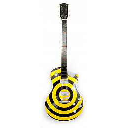 Гитара миниатюра дерево GUITAR GL SPIRAL YELLOW 24 см желтый (DN29838)