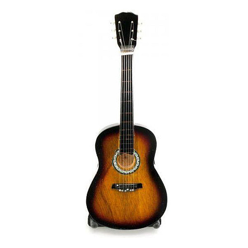 Гитара миниатюра дерево GUITAR A SMALL 20 см коричневый (DN29882)