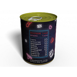 Консервированный подарок Memorableua Консервированный секс (SEX1)