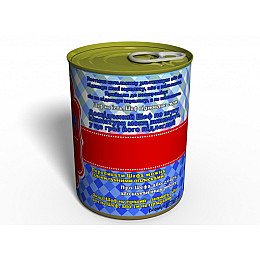 Консервированный подарок Memorableua Консервовані шкарпетки ідеального шефа р. 41-45 Чорний (CSIBU)