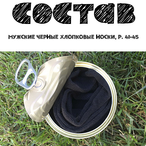 Носки Отважного Казака 41-45 Черный (CSBC)