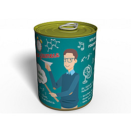 Консервированный подарок Memorableua Консервированные носки лучшего учителя р. 41-45 Черный (CSBTM)