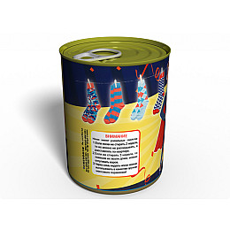 Консервированный подарок Memorableua Консервированные носки лучшего папы р. 41-45 Черный (CSBD)