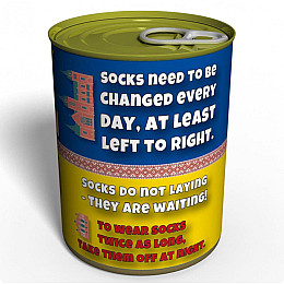 Консервированный подарок Memorableua Canned Clean Socks From Lviv