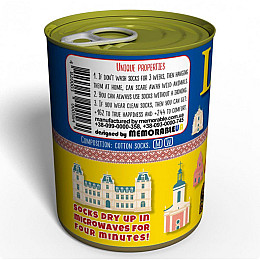 Консервированный подарок Memorableua Canned Clean Socks From Lviv