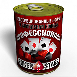 Консервированный подарок Memorableua Консервированные носки и крапленая колода профессионала (CSEGMWPOKRU)