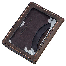 Обкладинка для прав водія шкіряна GRANDE PELLE 11186 Коричнева