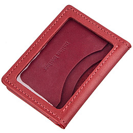 Обкладинка для прав водія шкіряна GRANDE PELLE 11188 Червона