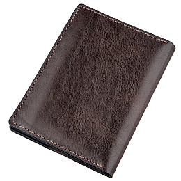 Обкладинка для автодокументів м'яка шкіра GRANDE PELLE 11191 Коричнева