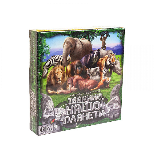 Карточная игра-викторина Животные нашей планеты укр Dankotoys (G-JNP-01U)