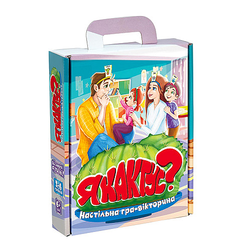 Настольная игра-викторина Я кактус? укр Strateg (30614)