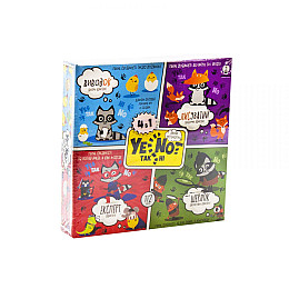 Карточная игра YES NOT ДаНетки 4 в 1 укр Dankotoys (YEN-02-01U)