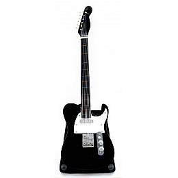 Гитара миниатюра дерево 18 см GUITAR TLC  черный (DN30286)