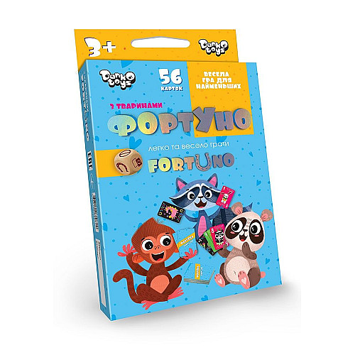 Настольная игра ФортУно детская укр Dankotoys (UF-01-01U)