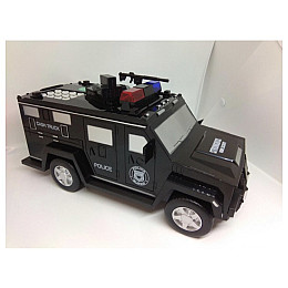 Сейф машинка Creative toys с кодовым замком и отпечатком 30х15х14см Черный Hummer
