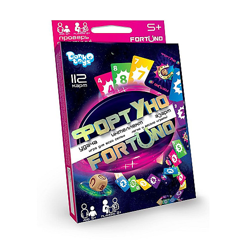 Настольная игра ФортУно средняя рус Данкотойз (UF-03-01)