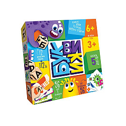 Настольная игра Буквики укр Dankotoys (G-BU-01U)