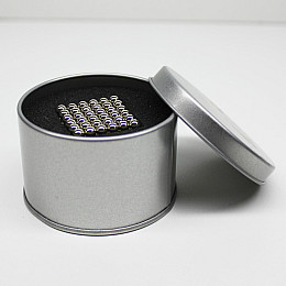 Магнитный конструктор OOOPS неокуб, 216шт*5мм магнитные шарики (1001225-Silver-0)