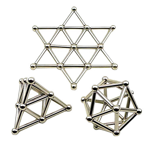 Магнитный конструктор OOOPS Neo 36 палочек, 26 шариков (1007945-Silver-1)