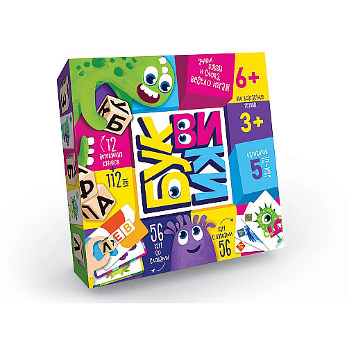 Настольная игра Буквики рус Dankotoys (G-BU-01)
