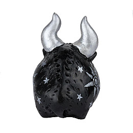 Фигурка гипсовая Netsuke Бычок 5,5x5,7x4 Черный (25512)