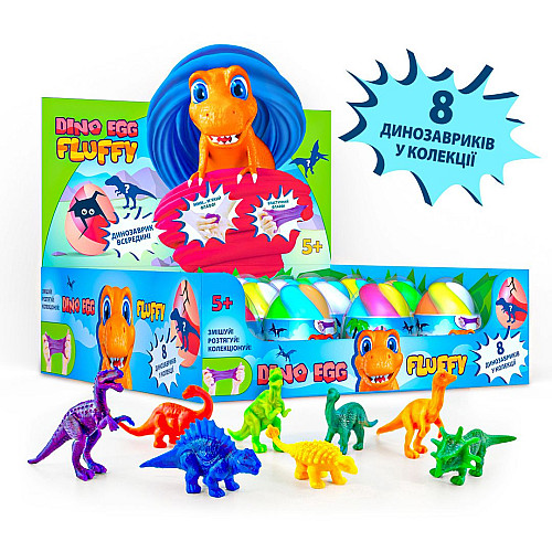 Лизун-антистресс Окто Fluffy Dino Egg 140 мл (80091)