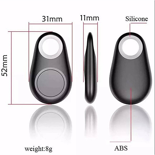 Брелок трекер с маячком для поиска вещей через смартфон iTag anti lost loos Bluetooth 4.0 (500291929L)