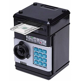 Копилка сейф, детский банкомат с кодовым замком NUMBER BANK (NumberBank8)