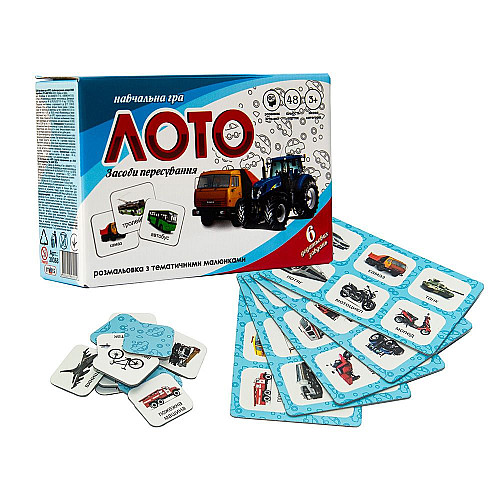 Настольная игра Mic Лото Транспорт (30368)
