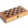 ​​​​​​​Игровой набор BK Toys 3 в 1 шахматы шашки и нарды деревянные (B3116T)