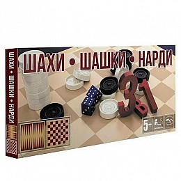 Набір 3в1 MToys Шашки S0003