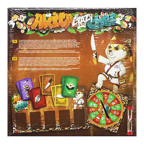 Настольная игра Dankotoys Akita Crazy Chef (G-ACC-01-01)