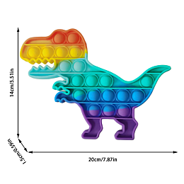 Сенсорная игрушка-антистресс SUNROZ Push Bubble Pop It пузырьки для снятия стресса Стиль 1 (SUN8717)