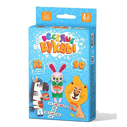 Настольная игра Dankotoys Веселые буквы рус (G-VB-01)