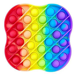 Сенсорная игрушка PopAr Pop It Нажми пузырь антистресс Радужное облако
