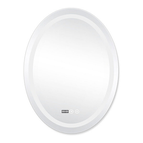 Зеркало с подсветкой и антизапотеванием Qtap Mideya LED DC-F801 600*800 QT2078F801W