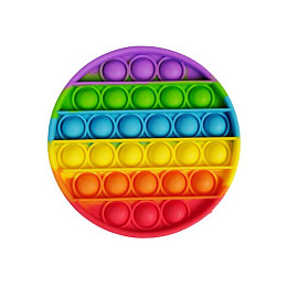 Антистресс Pop-it-Up игрушка радуга Разноцветный (pi004)