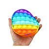 Антистресс Pop-it-Up игрушка радуга Разноцветный (pi004)