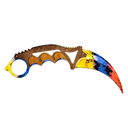 Нож керамбит Mic из CS GO Marble fade Сувенир-Декор (KAR-R)