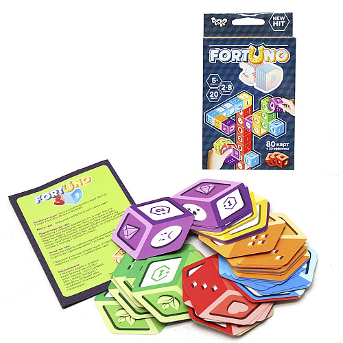 Настольная игра Mic FortUno ZOO 3D рус (G-F3D-01-01)