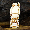 Статуэтка Netsuke Нэцкэ Шоусин на подставке Гипс 6,9x2,9x3,1см Бежевый (00654)
