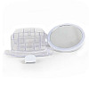 Зеркало UKC с LED подсветкой и органайзером XH-086 круглое White (kz195-hbr)