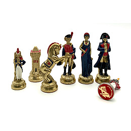 Набор из 3 игр шахматы нарды шашки ITALFAMA Наполеон 48 х 48 см (1957222GN)