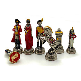 Набор из 3 игр шахматы нарды шашки ITALFAMA Наполеон 48 х 48 см (1957222GN)