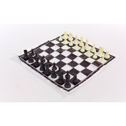 Шахматные фигуры пластиковые с полотном для игр SP-Sport IG-3103-PLAST-SHAHM