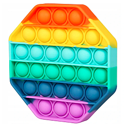 Игрушка антистресс VigohA Pop It Радужный Многоугольник