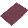 Кожаная обложка на паспорт GRANDE PELLE 11482 Бордовый