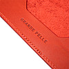Кожаная обложка на паспорт GRANDE PELLE 11483 Красный