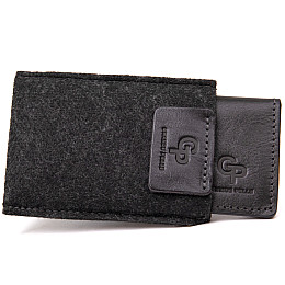 Кожаная обложка для автодокументов GRANDE PELLE 11495 Черный