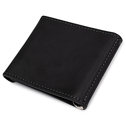 Мужской зажим для денег GRANDE PELLE 11404 Черный